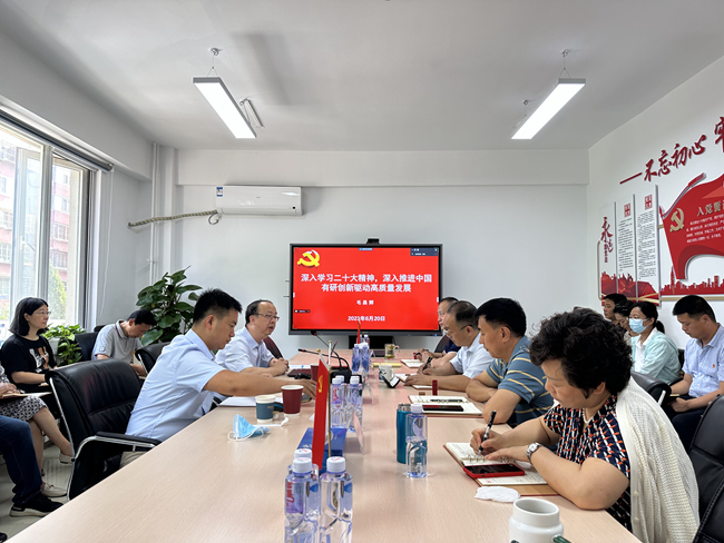 中國(guó)有研副總經(jīng)理毛昌輝為有研廣東院、有研興友講授主題教育專題黨課